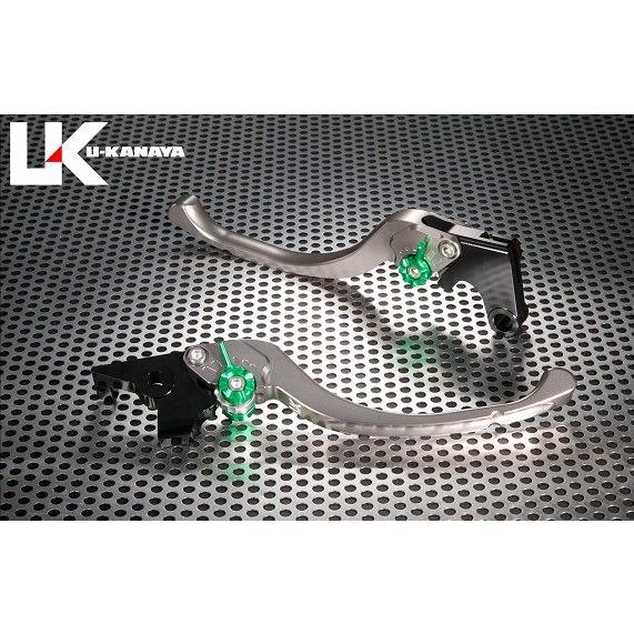 U-KANAYA ユーカナヤ ツーリングタイプ アルミビレットレバーセット レバーカラー：チタンカラ...