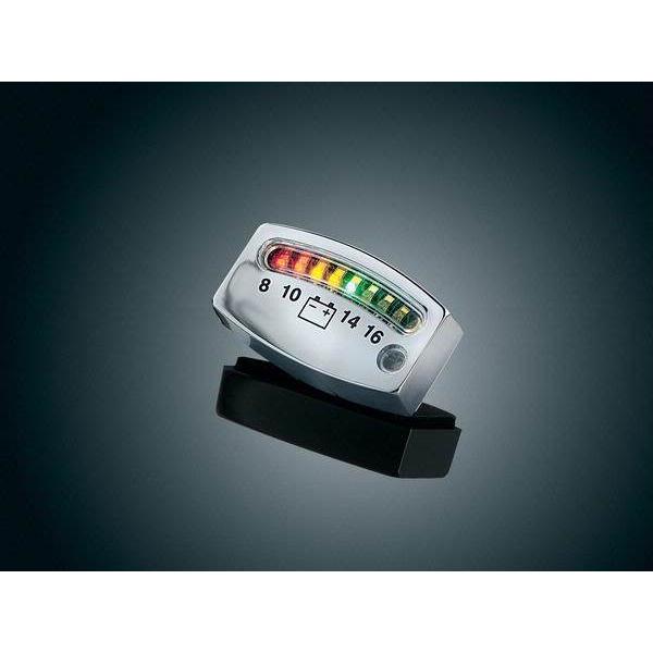 Kuryakyn クリアキン LEDバッテリーゲージ 汎用 TOURING[ツーリング]、SOFTA...