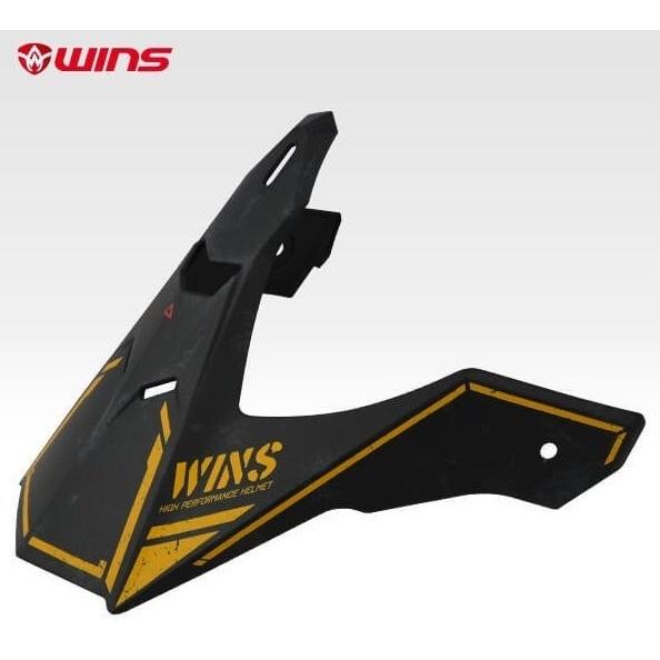 WINS ウインズ X-ROAD バイザーピーク カラー：D16.コンチネンタルイエロー ヘルメット...