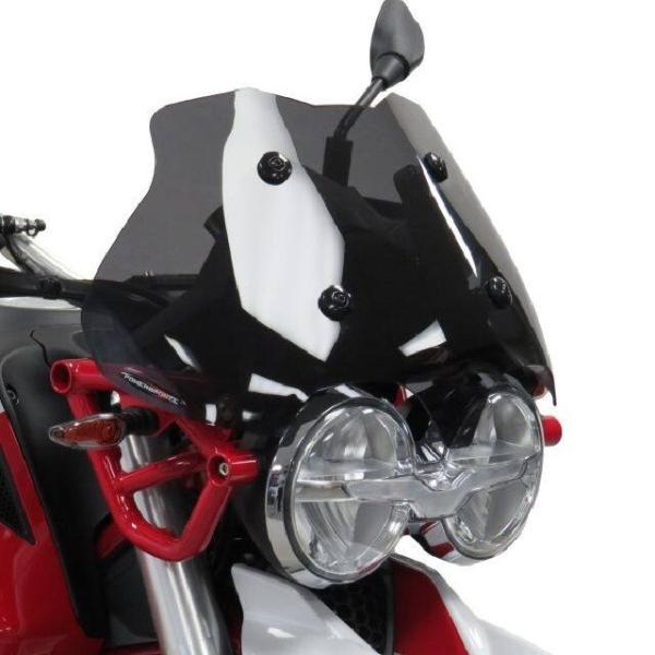 POWERBRONZE ADVスポーツスクリーン カラー：ホワイト V85TT MOTOGUZZI ...