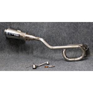 GM-MOTO ジーエムモト KEPSPEED製 ステンレスマフラー エキパイ仕様：トルネードタイプ...