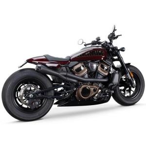 レア！純正 アイアン スポーツスター エキゾースト マフラー セット ハーレー スポーツスターS EURO5 2-1-2フルエキゾーストマフラー(トップ