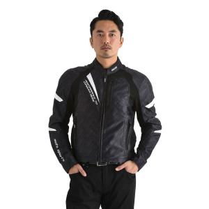 と*ー様 【未使用】elf エルフ フレッドメッシュジャケット BK/WH Lサ elf（エルフ） アパレル EJ-S116 フレッドメッシュジャケット サイズ