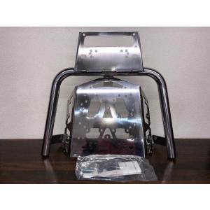 ライディングスポット リアキャリア ゼファー ZEPHYR400 X ブラック