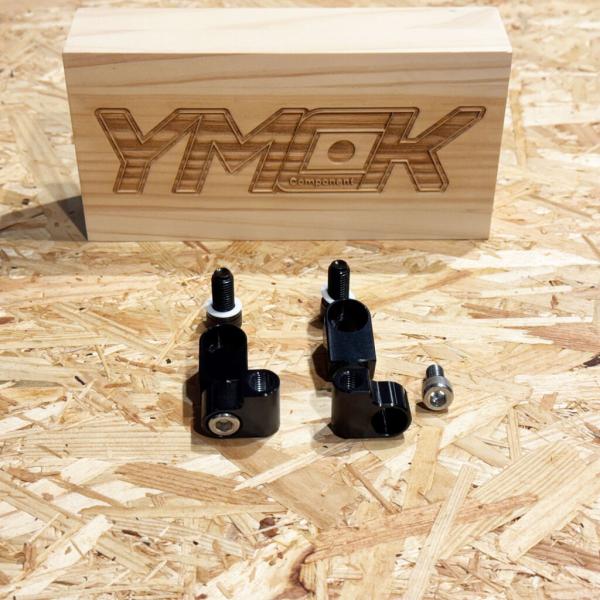 YMCK ヤマック ローマウントミラーアダプター【右逆ネジセット】 MT-10 MT-09 XSR9...