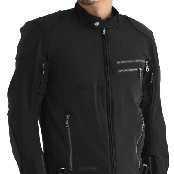 ROUGH＆ROAD ラフ＆ロード エアスルーソフトシェルストレッチライディングZIPジャケット サ...