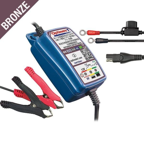TECMATE テックメイト OptiMate 1 DUO＋ バッテリー充電器・バッテリーチャージャ...