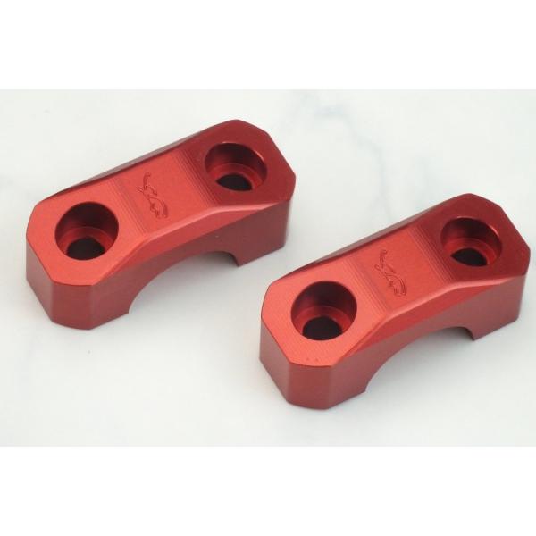 TSR テクニカルスポーツレーシング ハンドルトップマウントセット 28.6mm カラー：化研レッド...