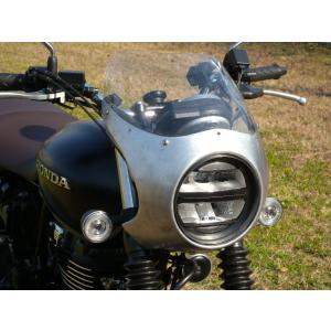 WM WM:ダブルエム アルミビキニカウルセット カウル仕上げ：アルミ地 / スクリーンカラー：クリア CB350 GB350｜webike