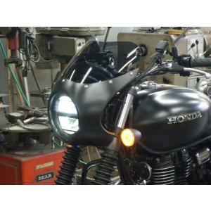 WM WM:ダブルエム アルミビキニカウルセット カウル仕上げ：マットブラック塗装 / スクリーンカラー：スモーク CB350 GB350｜webike