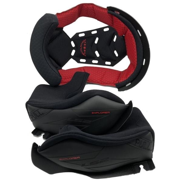 LS2 エルエス2 IS-11 インナーセット サイズ：XL EXPLORER F ヘルメット内装セ...