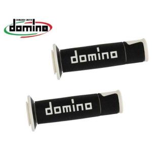 domino ドミノ A450 レーシングタイプ カラー：ブラック×ホワイト グリップ ハンドル