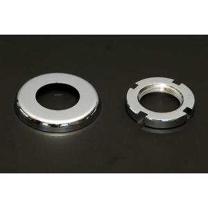 PMC ピーエムシー Z/KZ系 クロームメッキステムマウントボルト ステアリングヘッドナット・ワッ...