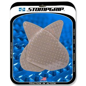 STOMPGRIP ストンプグリップ トラクションパッド ストリートバイクキット【VOLCANO】 カラー：クリア ZX6R ZX6RR KAWASAKI カワサキ ニーグリップパッド 外装