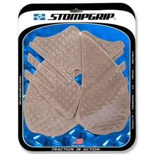 STOMPGRIP ストンプグリップ トラクションパッド ストリートバイクキット【VOLCANO】 カラー：クリア ZX14 KAWASAKI カワサキ ニーグリップパッド タンク関連