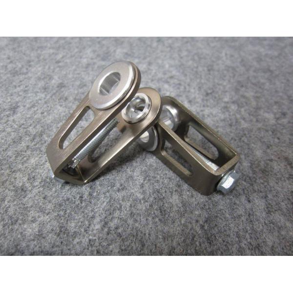 GM-MOTO ジーエムモト KEPSPEED製 GFタイプアルミスイングアーム用 チェーンアジャス...