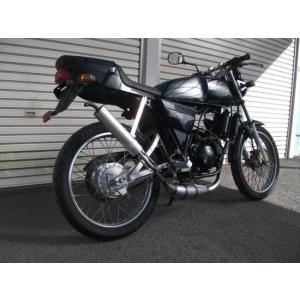 ORM製 ヤマハ TZR50 右2本出しチャンバー アルミサイレンサー 耐熱