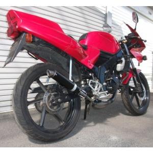 RSY 走り屋倶楽部 ステンレス手巻きチャンバー（レッド）/TZR50R［4EU