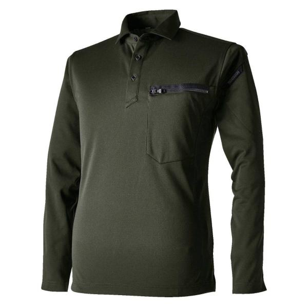 TSDESIGN ティーエスデザイン T／Cワークニットロングポロシャツ サイズ：3L カジュアルシ...