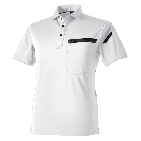 TSDESIGN ティーエスデザイン T／Cワークニットショートポロシャツ サイズ：SS カジュアル...