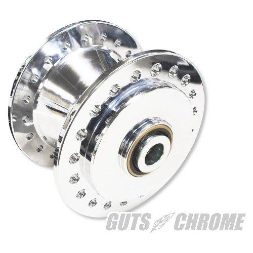 GUTS CHROME ガッツクローム 【V-TWIN】フロント ナローアルミハブ シングルディスク...