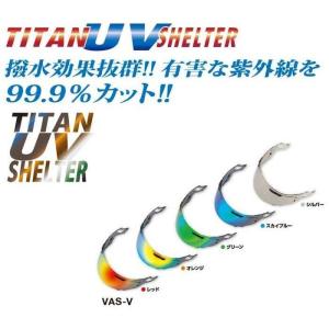 山城（YAMASHIRO） アライ VAS-V MV シールド セミスモーク/シルバー