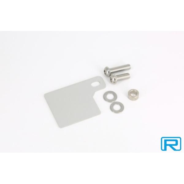 Rin Parts リンパーツ 自賠責ステッカープレート タイプ2 カラー：シルバーアルマイト その...