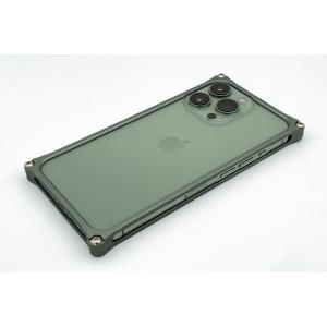 GILD design GILD design:ギルドデザイン ソリッドバンパー for iPhone 13／13 Pro カラー：マットグリーン