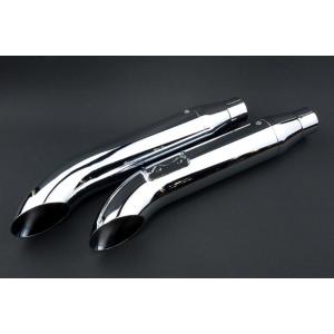 一国サイクルワークス イチコクサイクルワークス スリップオンマフラー 275 ターンナウト 仕上げ：...