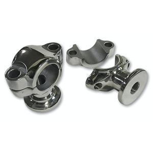 ハーレー　純正　ライザー　クローム　1インチハンドル用 GUTS CHROME（ガッツ クローム） フランダース スタイル4インチ