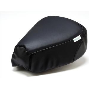 Dr.モペット ブラック/ブラックLサイズ スーパーカブ シートカバー カブなどのモペットバイク専用。痛むお尻のお悩みと、腰痛対策に