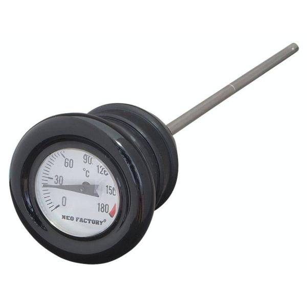 Neofactory ネオファクトリー 摂氏タイプ 油温計付オイルタンクキャップ 文字盤カラー：白(...