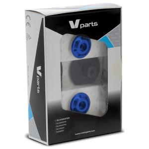 V PARTS ブイパーツ ボビン M6x1 ブルー スタンドフック フレーム