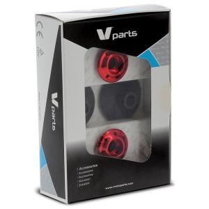 V PARTS ブイパーツ ボビン M8x1，25 レッド スタンドフック フレーム