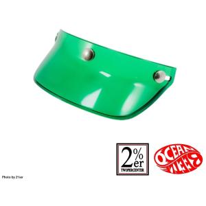 OCEAN BEETLE オーシャンビートル VISOR [ヘルメットバイザー] カラー：グリーン ...