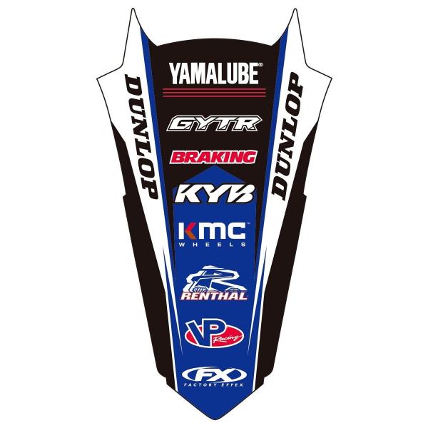 FACTORY EFFEX ファクトリーFX YAMAHA リアフェンダーデカール YZ85 ヤマハ...