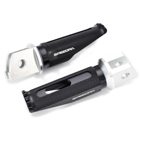 SPEEDRA スピードラ アルミ削り出しステップ レーシングタイプ 取付部カラー：シルバー / ス...