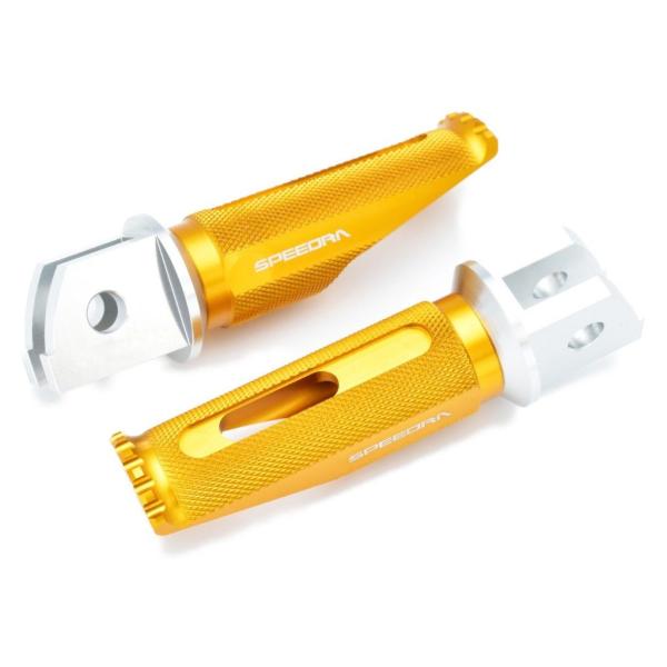 SPEEDRA スピードラ アルミ削り出しステップ レーシングタイプ 取付部カラー：シルバー / ス...