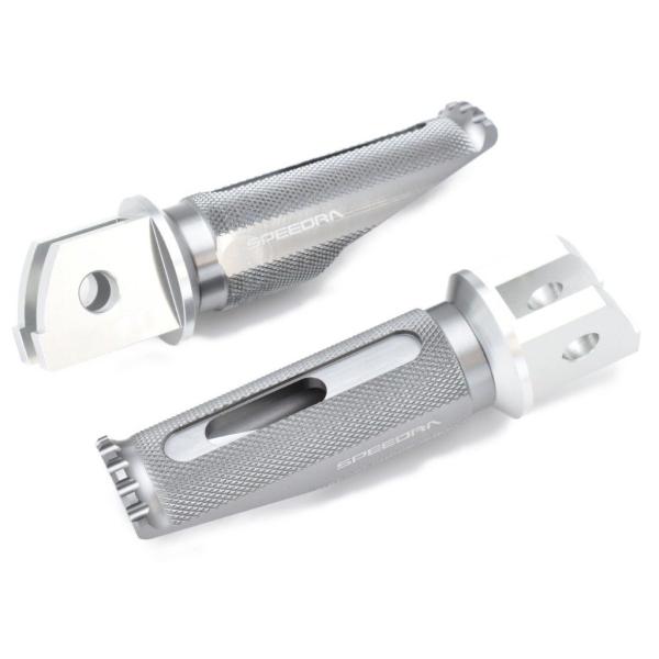 SPEEDRA スピードラ アルミ削り出しステップ レーシングタイプ 取付部カラー：シルバー / ス...