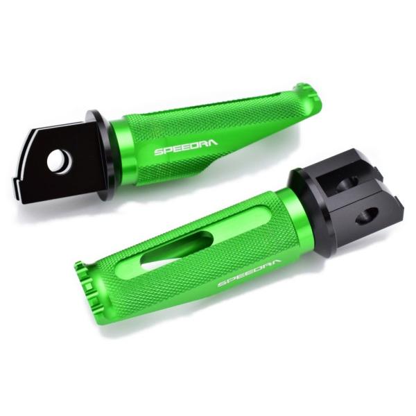 SPEEDRA スピードラ アルミ削り出しステップ レーシングタイプ 取付部カラー：ブラック / ス...