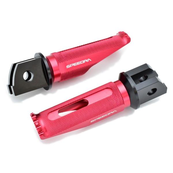 SPEEDRA スピードラ アルミ削り出しステップ レーシングタイプ 取付部カラー：ブラック / ス...