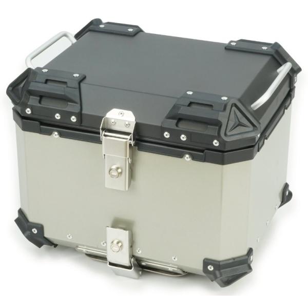 ROUGH＆ROAD ラフ＆ロード RALLY890 アルミトップケース43 カラー：シルバー トッ...