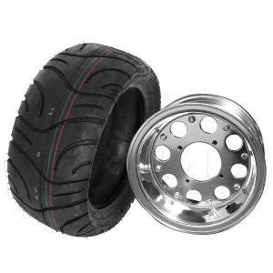 12Vモンキー ゴリラ 8インチ前後アルミホイール/ハブ/新品タイヤセット 12Vモンキー ゴリラ 8インチ前後アルミホイール/ハブ/新品タイヤ