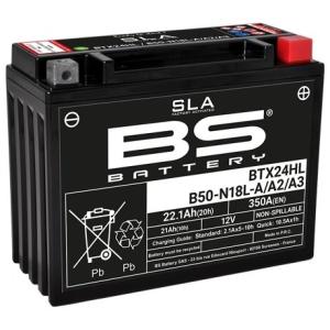 BSバッテリー BSバッテリー:ビーエスバッテリー SLAシリーズ BTX24HL (FA) 液入充電済み鉛バッテリー｜webike