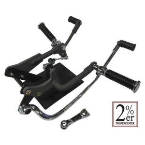 COERCE（コワース） レーシングステップ カラー：シルバー SR500 SR400