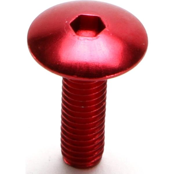 Puig プーチ アルミボルト M6×20 カラー：レッド／アルミ 汎用ボルト・ネジ