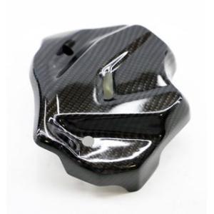 A-TECH エーテック フロントスプロケットカバー 素材：TC 綾織カーボン / クリアー塗装：あ...