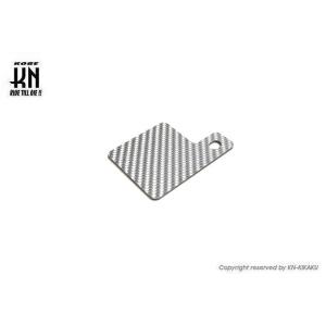 KN企画 ケイエヌキカク 自賠責ステッカープレート カラー：シルバーカーボン その他汎用外装部品・ド...