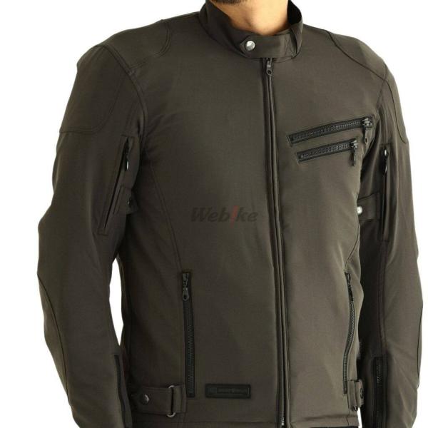 ROUGH＆ROAD ラフ＆ロード エアスルーソフトシェルストレッチライディングZIPジャケット サ...