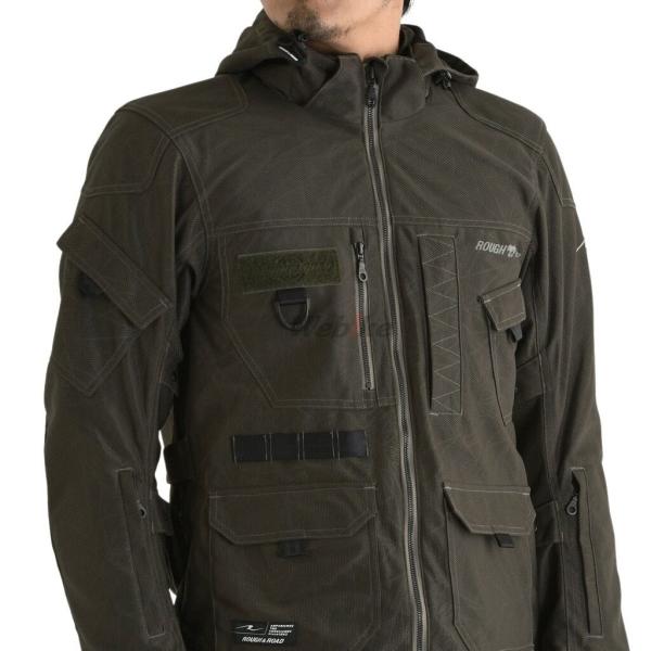 ROUGH＆ROAD ラフ＆ロード マウンテンメッシュパーカー サイズ：L メッシュジャケット ジャ...